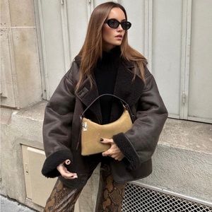 Relaxed double faced jacket Zara